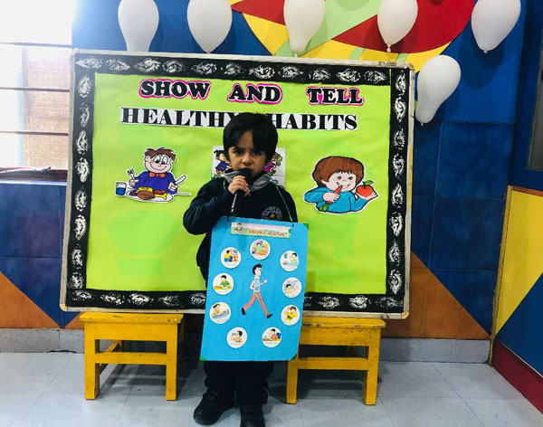 Show & Tell- Healthy Habits activity by Mont students
