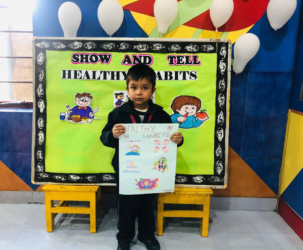 Show & Tell- Healthy Habits activity by Mont students
