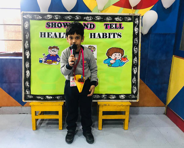 Show & Tell- Healthy Habits activity by Mont students