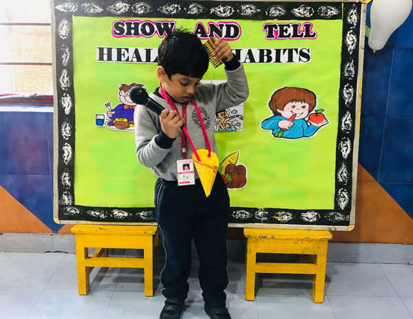Show & Tell- Healthy Habits activity by Mont students