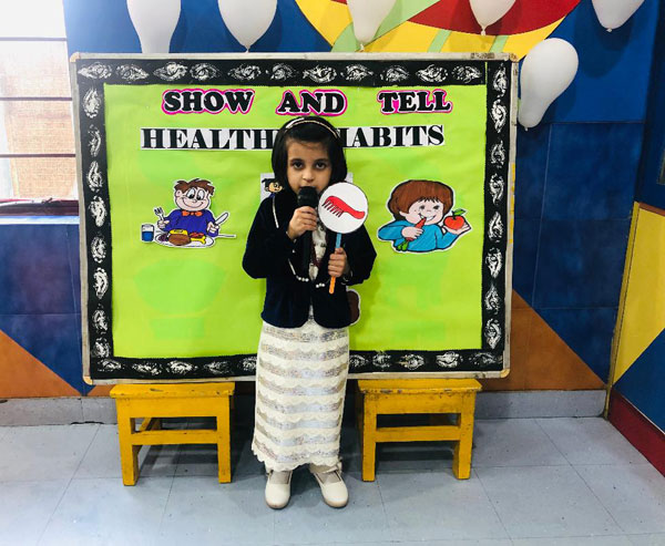 Show & Tell- Healthy Habits activity by Mont students