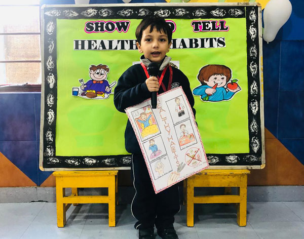 Show & Tell- Healthy Habits activity by Mont students
