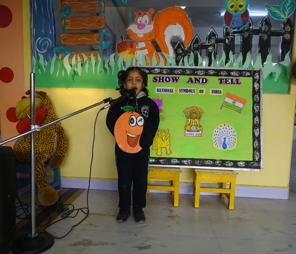 Show & Tell- National Symbols Of India activity by Mont students