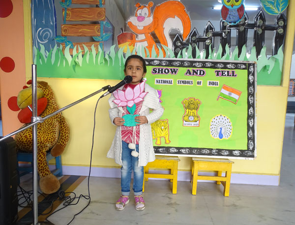 Show & Tell- National Symbols Of India activity by Mont students