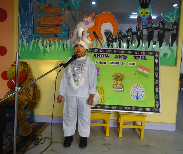 Show & Tell- National Symbols Of India activity by Mont students