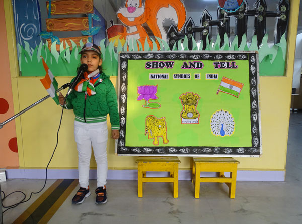 Show & Tell- National Symbols Of India activity by Mont students
