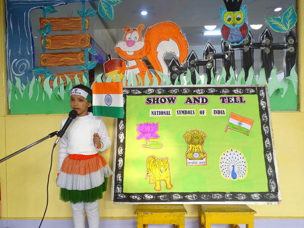 Show & Tell- National Symbols Of India activity by Mont students
