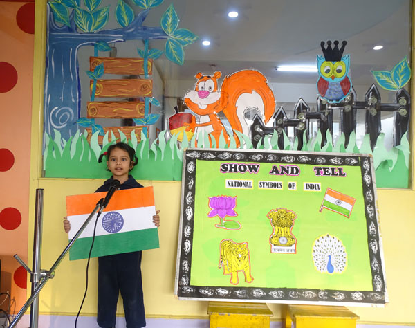 Show & Tell- National Symbols Of India activity by Mont students