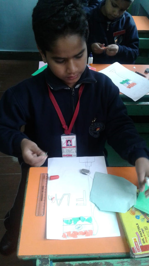 Republic Day Activity by Primary Students