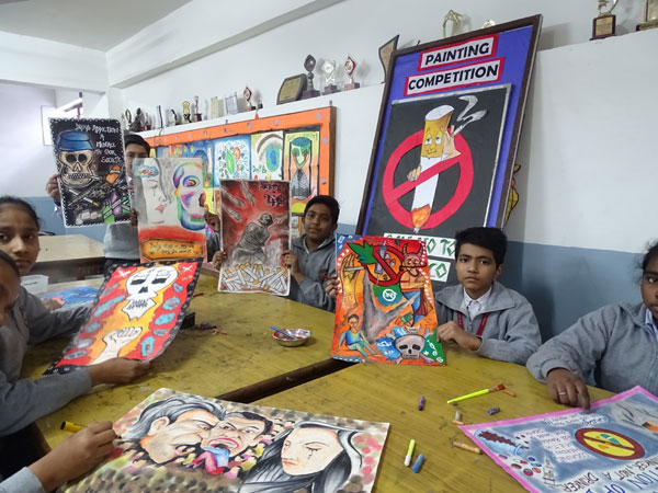 Poster Making Competition on Say no to Tobacco
