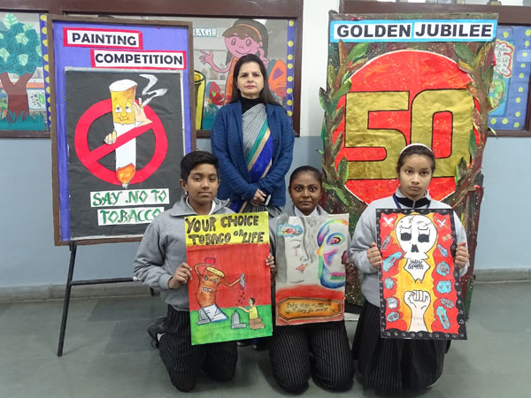 Poster Making Competition on Say no to Tobacco