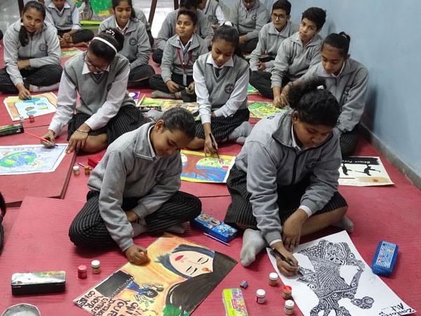 Matra Bhasha Diwas by  Art & Craft 