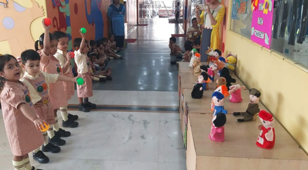 Tour around the School for classes Pre-Primary classes