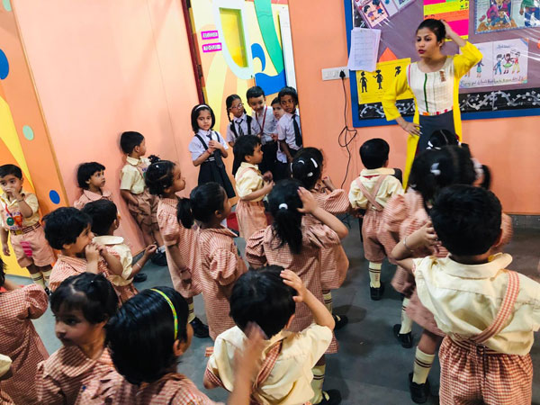 Tour around the School for classes Pre-Primary classes
