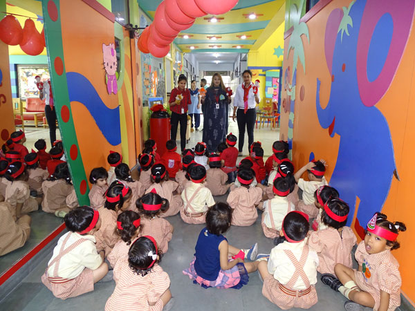 Red Colour Day Celebration by Mont Students