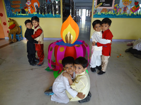 DIWALI CELEBRATION BY PRE PRIMARY STUDENTS