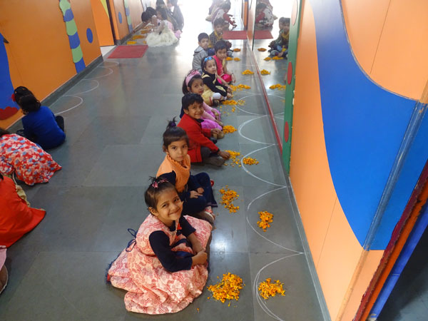 DIWALI CELEBRATION BY PRE PRIMARY STUDENTS