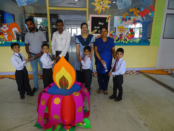 DIWALI CELEBRATION BY PRE PRIMARY STUDENTS