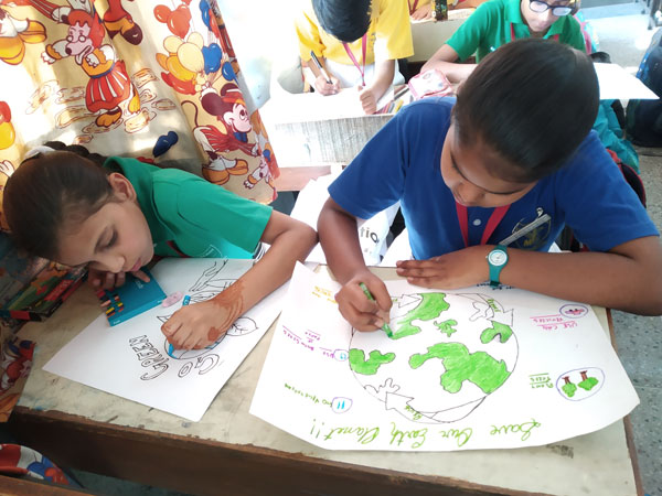 Poster Making Activity by Heritage Club