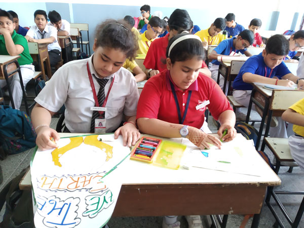 Poster Making Activity by Heritage Club