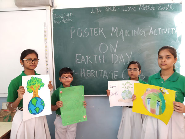 Poster Making Activity by Heritage Club