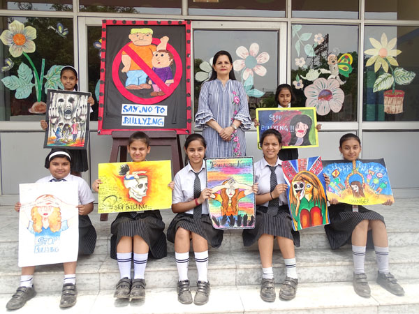 Poster Making Activity on Say No to Bullying by Art & Craft Club
