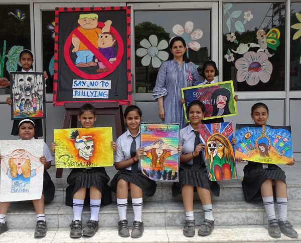 Poster Making Activity on Say No to Bullying by Art & Craft Club