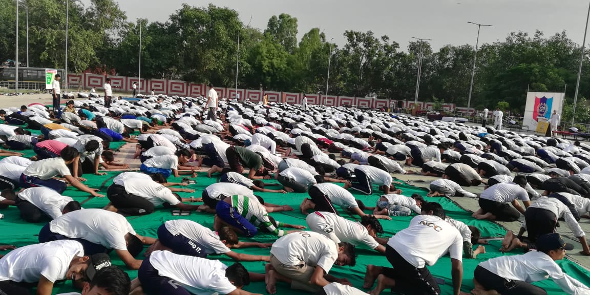 Participation in International Yoga Day Celebration