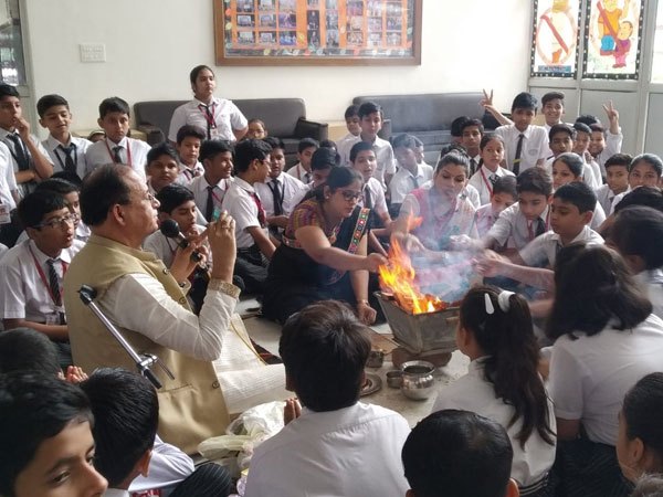 Hawan of Class-VII