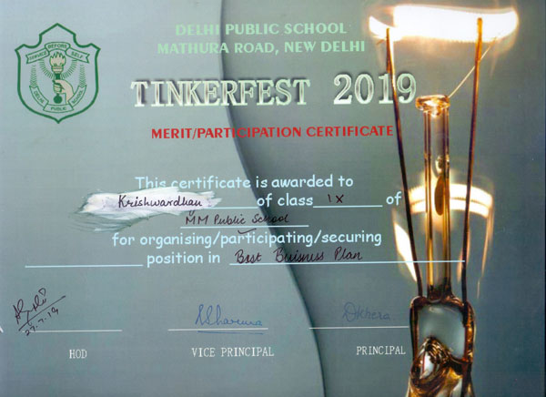 Achievement in Atal Tinkering Fest