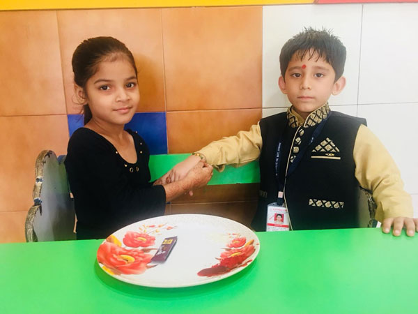 Rakhi Celebration by Pre-primary students 