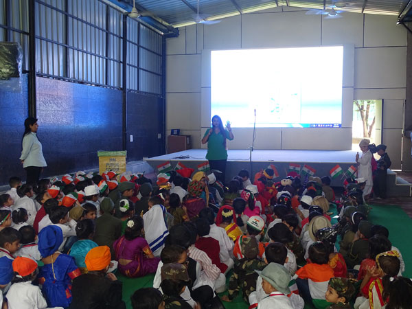 Independence Day Celebration by Pre-primary students
