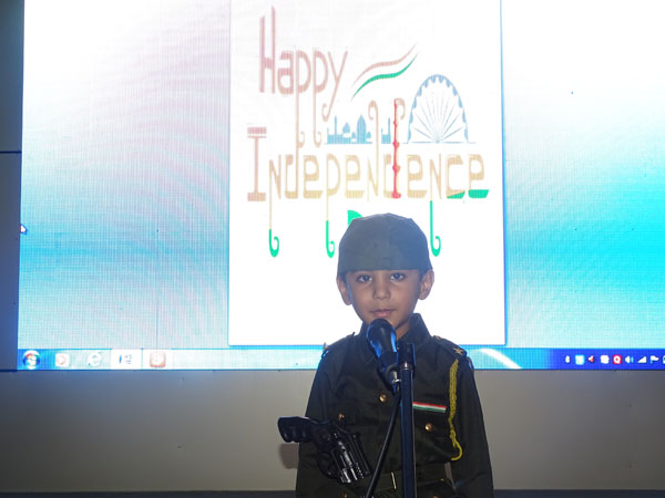 Independence Day Celebration by Pre-primary students