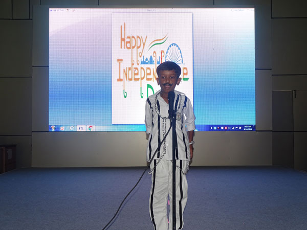 Independence Day Celebration by Pre-primary students