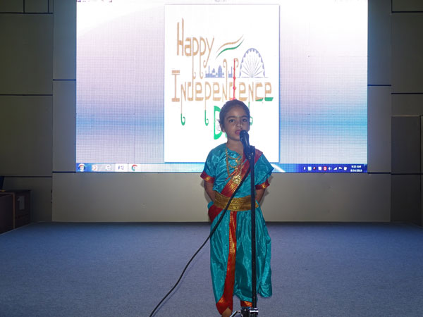 Independence Day Celebration by Pre-primary students