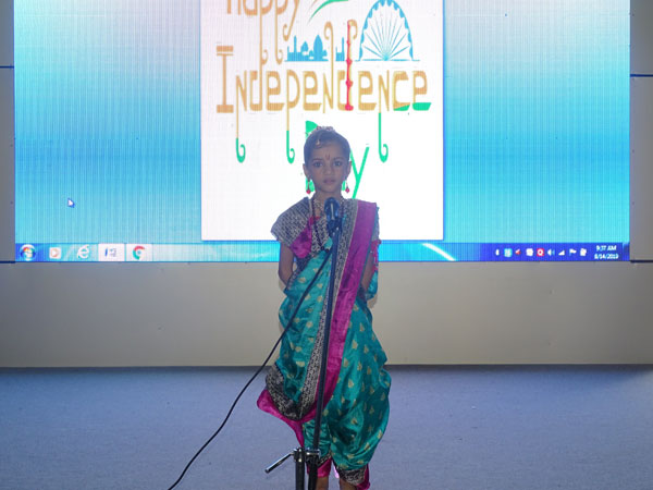 Independence Day Celebration by Pre-primary students