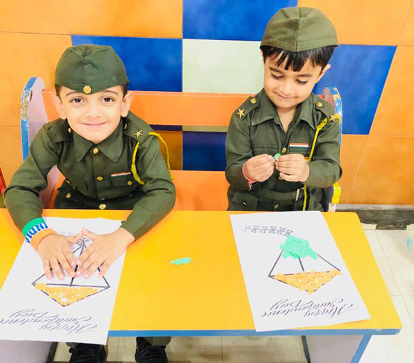Independence Day Celebration by Pre-primary students