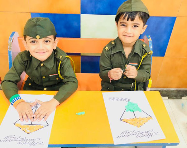Independence Day Celebration by Pre-primary students