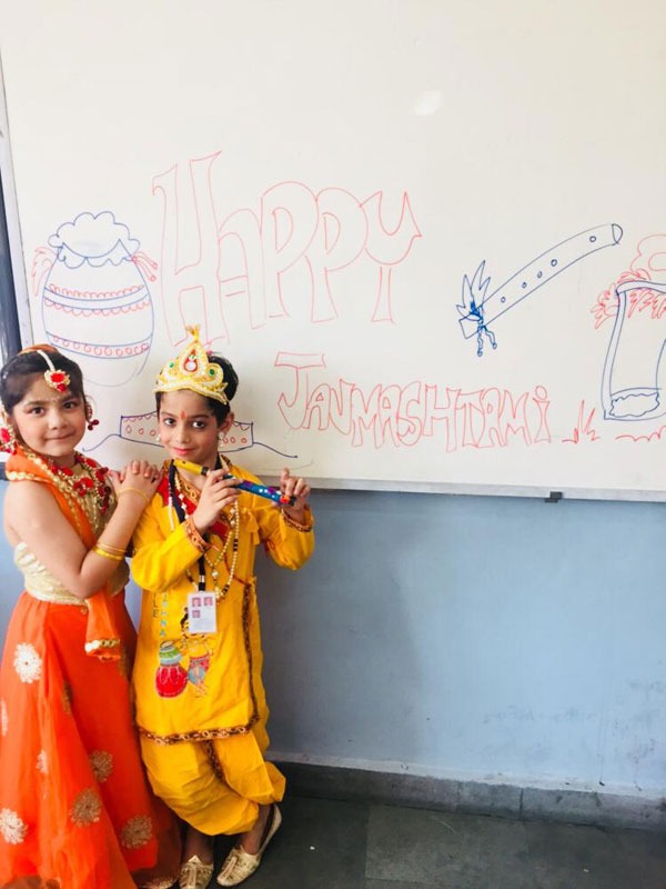 Krishna Janmashtami celebration by Primary students