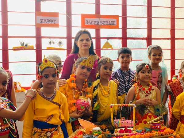 Krishna Janmashtami celebration by Primary students