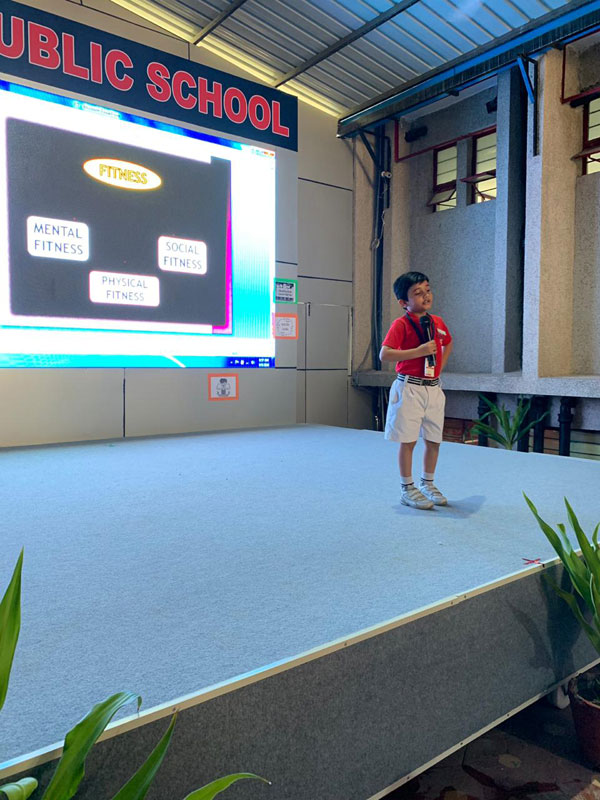 Fit India Movement celebration by primary students