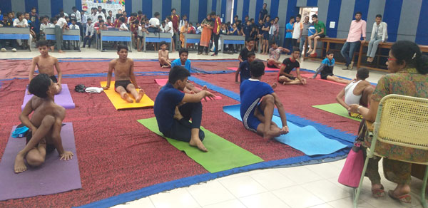 Achievement in Yoga Zonal Competition