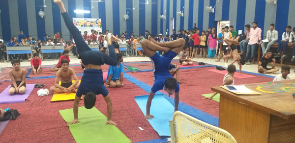 Achievement in Yoga Zonal Competition
