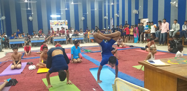Achievement in Yoga Zonal Competition