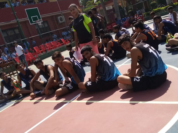 Position in CBSE Cluster XX Basketball Tournament