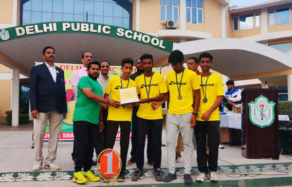 Achievement at National level in Lawn Tennis