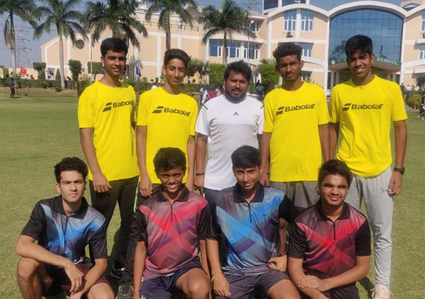 Achievement at National level in Lawn Tennis