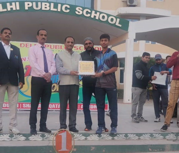 Achievement at National level in Lawn Tennis
