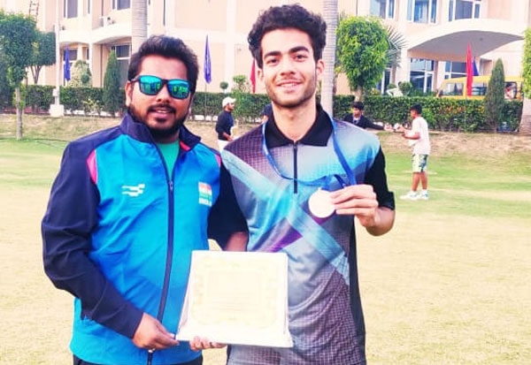 Achievement at National level in Lawn Tennis