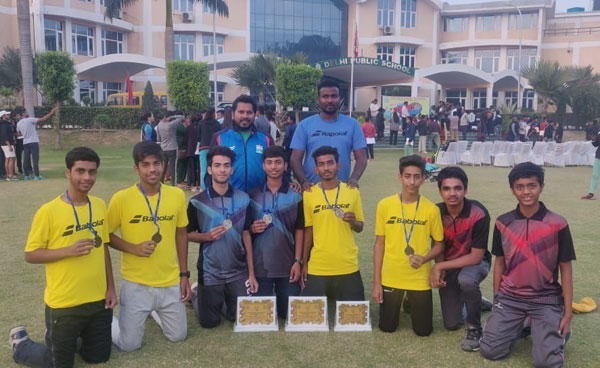 Achievement at National level in Lawn Tennis